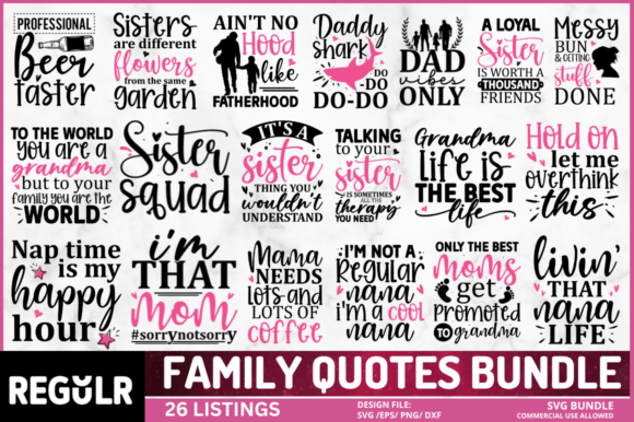Download Family SVG Bundle - Premium Resources
